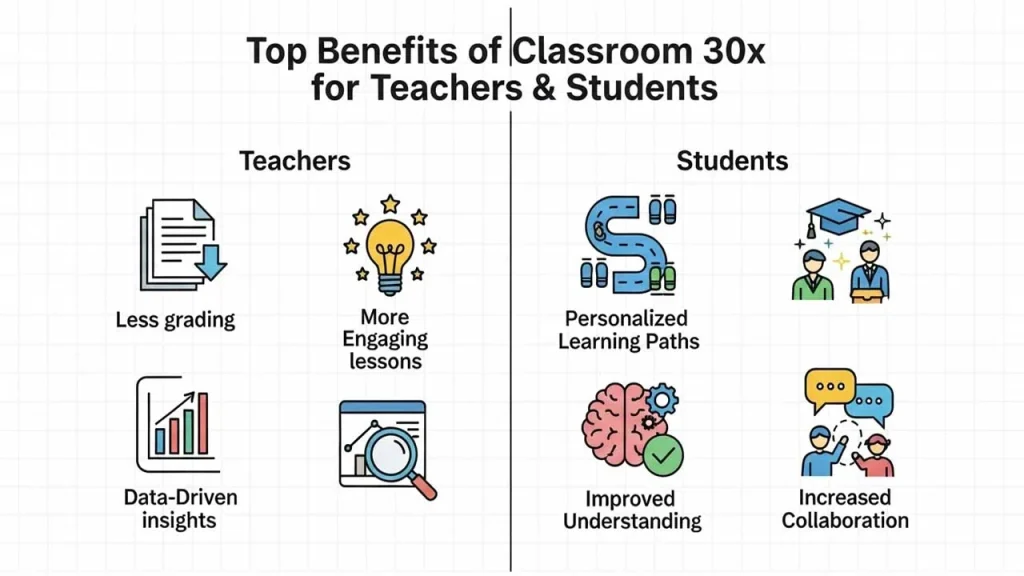 Top Benefits of Classroom 30x for Teachers & Students Top Benefits of Classroom 30x for Teachers & Students